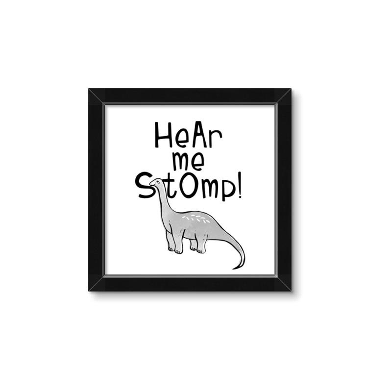 Picture of Hear me Stomp Gray _GroupedProduct_Square_Mini_ _GroupedProduct_Square_Framed_Matted_