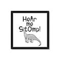 Picture of Hear me Stomp Gray _GroupedProduct_Square_Mini_ _GroupedProduct_Square_Framed_Matted_