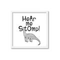 Picture of Hear me Stomp Gray _GroupedProduct_Square_Mini_ _GroupedProduct_Square_Framed_Matted_
