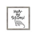 Picture of Hear me Stomp Gray _GroupedProduct_Square_Mini_ _GroupedProduct_Square_Framed_Matted_