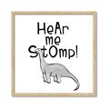 Picture of Hear me Stomp Gray _GroupedProduct_Square_Mini_ _GroupedProduct_Square_Framed_Matted_