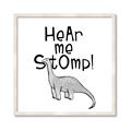 Picture of Hear me Stomp Gray _GroupedProduct_Square_Mini_ _GroupedProduct_Square_Framed_Matted_