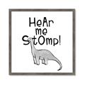 Picture of Hear me Stomp Gray _GroupedProduct_Square_Mini_ _GroupedProduct_Square_Framed_Matted_