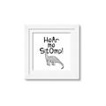 Picture of Hear me Stomp Gray _GroupedProduct_Square_Mini_ _GroupedProduct_Square_Framed_Matted_
