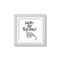Picture of Hear me Stomp Gray _GroupedProduct_Square_Mini_ _GroupedProduct_Square_Framed_Matted_