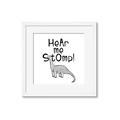 Picture of Hear me Stomp Gray _GroupedProduct_Square_Mini_ _GroupedProduct_Square_Framed_Matted_