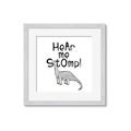 Picture of Hear me Stomp Gray _GroupedProduct_Square_Mini_ _GroupedProduct_Square_Framed_Matted_