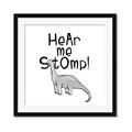 Picture of Hear me Stomp Gray _GroupedProduct_Square_Mini_ _GroupedProduct_Square_Framed_Matted_