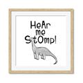 Picture of Hear me Stomp Gray _GroupedProduct_Square_Mini_ _GroupedProduct_Square_Framed_Matted_