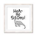 Picture of Hear me Stomp Gray _GroupedProduct_Square_Mini_ _GroupedProduct_Square_Framed_Matted_