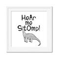 Picture of Hear me Stomp Gray _GroupedProduct_Square_Mini_ _GroupedProduct_Square_Framed_Matted_