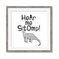Picture of Hear me Stomp Gray _GroupedProduct_Square_Mini_ _GroupedProduct_Square_Framed_Matted_