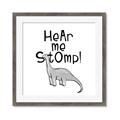 Picture of Hear me Stomp Gray _GroupedProduct_Square_Mini_ _GroupedProduct_Square_Framed_Matted_