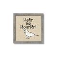 Picture of Hear me Roar Beige Bkg _GroupedProduct_Square_Mini_ _GroupedProduct_Square_Framed_Matted_