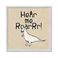 Picture of Hear me Roar Beige Bkg _GroupedProduct_Square_Mini_ _GroupedProduct_Square_Framed_Matted_