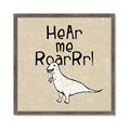 Picture of Hear me Roar Beige Bkg _GroupedProduct_Square_Mini_ _GroupedProduct_Square_Framed_Matted_