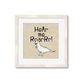 Picture of Hear me Roar Beige Bkg _GroupedProduct_Square_Mini_ _GroupedProduct_Square_Framed_Matted_
