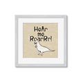 Picture of Hear me Roar Beige Bkg _GroupedProduct_Square_Mini_ _GroupedProduct_Square_Framed_Matted_