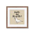 Picture of Hear me Roar Beige Bkg _GroupedProduct_Square_Mini_ _GroupedProduct_Square_Framed_Matted_