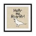 Picture of Hear me Roar Beige Bkg _GroupedProduct_Square_Mini_ _GroupedProduct_Square_Framed_Matted_