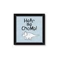 Picture of Hear me Chomp Blue Bkg _GroupedProduct_Square_Mini_ _GroupedProduct_Square_Framed_Matted_