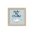 Picture of Hear me Chomp Blue Bkg _GroupedProduct_Square_Mini_ _GroupedProduct_Square_Framed_Matted_