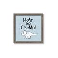 Picture of Hear me Chomp Blue Bkg _GroupedProduct_Square_Mini_ _GroupedProduct_Square_Framed_Matted_