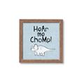 Picture of Hear me Chomp Blue Bkg _GroupedProduct_Square_Mini_ _GroupedProduct_Square_Framed_Matted_
