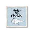 Picture of Hear me Chomp Blue Bkg _GroupedProduct_Square_Mini_ _GroupedProduct_Square_Framed_Matted_