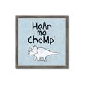 Picture of Hear me Chomp Blue Bkg _GroupedProduct_Square_Mini_ _GroupedProduct_Square_Framed_Matted_