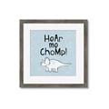 Picture of Hear me Chomp Blue Bkg _GroupedProduct_Square_Mini_ _GroupedProduct_Square_Framed_Matted_