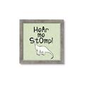 Picture of Hear me Stomp Green Bkg _GroupedProduct_Square_Mini_ _GroupedProduct_Square_Framed_Matted_