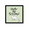 Picture of Hear me Stomp Green Bkg _GroupedProduct_Square_Mini_ _GroupedProduct_Square_Framed_Matted_