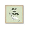 Picture of Hear me Stomp Green Bkg _GroupedProduct_Square_Mini_ _GroupedProduct_Square_Framed_Matted_
