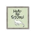 Picture of Hear me Stomp Green Bkg _GroupedProduct_Square_Mini_ _GroupedProduct_Square_Framed_Matted_