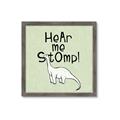 Picture of Hear me Stomp Green Bkg _GroupedProduct_Square_Mini_ _GroupedProduct_Square_Framed_Matted_