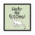 Picture of Hear me Stomp Green Bkg _GroupedProduct_Square_Mini_ _GroupedProduct_Square_Framed_Matted_