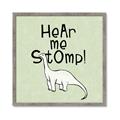 Picture of Hear me Stomp Green Bkg _GroupedProduct_Square_Mini_ _GroupedProduct_Square_Framed_Matted_