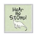 Picture of Hear me Stomp Green Bkg _GroupedProduct_Square_Mini_ _GroupedProduct_Square_Framed_Matted_