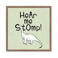 Picture of Hear me Stomp Green Bkg _GroupedProduct_Square_Mini_ _GroupedProduct_Square_Framed_Matted_