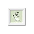 Picture of Hear me Stomp Green Bkg _GroupedProduct_Square_Mini_ _GroupedProduct_Square_Framed_Matted_