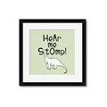 Picture of Hear me Stomp Green Bkg _GroupedProduct_Square_Mini_ _GroupedProduct_Square_Framed_Matted_