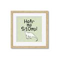 Picture of Hear me Stomp Green Bkg _GroupedProduct_Square_Mini_ _GroupedProduct_Square_Framed_Matted_