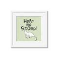 Picture of Hear me Stomp Green Bkg _GroupedProduct_Square_Mini_ _GroupedProduct_Square_Framed_Matted_