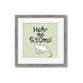 Picture of Hear me Stomp Green Bkg _GroupedProduct_Square_Mini_ _GroupedProduct_Square_Framed_Matted_