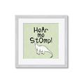 Picture of Hear me Stomp Green Bkg _GroupedProduct_Square_Mini_ _GroupedProduct_Square_Framed_Matted_
