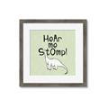 Picture of Hear me Stomp Green Bkg _GroupedProduct_Square_Mini_ _GroupedProduct_Square_Framed_Matted_