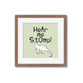 Picture of Hear me Stomp Green Bkg _GroupedProduct_Square_Mini_ _GroupedProduct_Square_Framed_Matted_