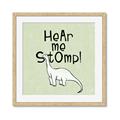 Picture of Hear me Stomp Green Bkg _GroupedProduct_Square_Mini_ _GroupedProduct_Square_Framed_Matted_