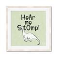 Picture of Hear me Stomp Green Bkg _GroupedProduct_Square_Mini_ _GroupedProduct_Square_Framed_Matted_